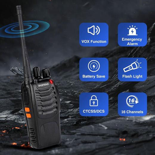 BAOFENG Walkie Talkie BF-888s Pack of 2