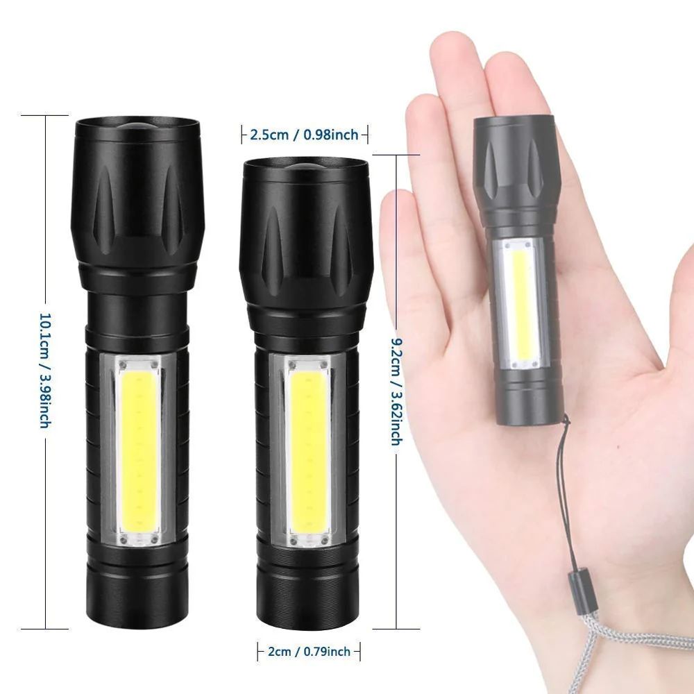 Mini Lanterna Tatica Led Alumínio Super Forte
