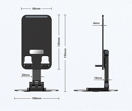 Rotatable Cell Phone Stand Height Adjustable iPhone Holder