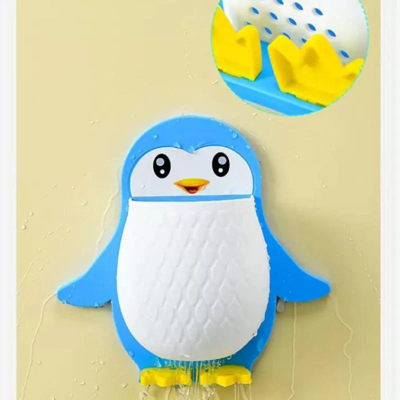 Penguin Toothbrush Holder/Brush Stand/Pen Holder/Kitchen/Bedroom/Office Plastic Toothbrush Holder