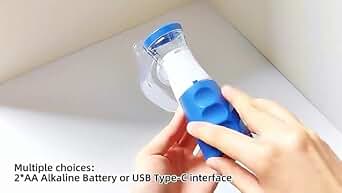 Portable Mesh Nebulizer (JSL-W302) – Silent Low Noise Handheld Ultrasonic Nebulizer Machine for Kids & Adults