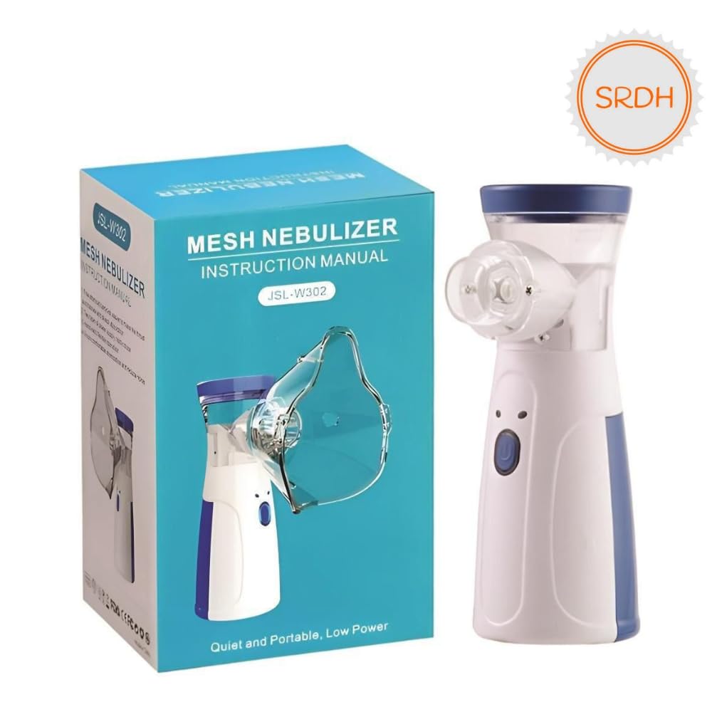Portable Mesh Nebulizer (JSL-W302) – Silent Low Noise Handheld Ultrasonic Nebulizer Machine for Kids & Adults