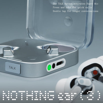 Ear (3) Wireless Earbuds Super Mic 45dB Hybrid Active Noise Cancelling Bluetooth