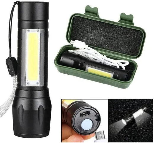 Mini Lanterna Tatica Led Alumínio Super Forte