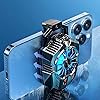 Phone Cooler Cell Phone Cooling Fan Mobile Phone Radiator Semiconductor Phone Fan for Playing Games and Watching Videos,Compatible for iPhone & Android Smartphones