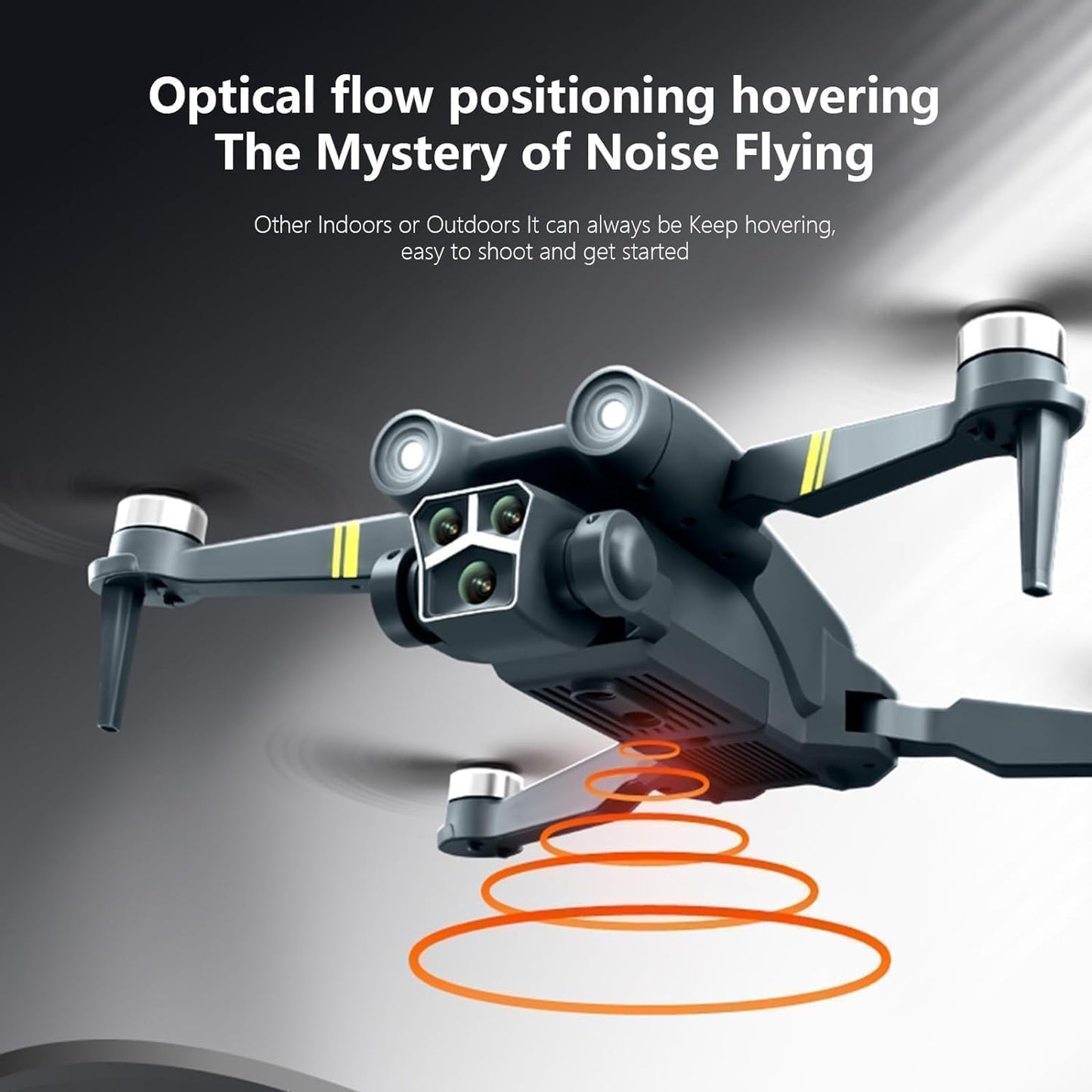 Drone with HD Dual Camera, Brushless Motor, One-Click Takeoff/Landing, Gesture Control, Wi-Fi Camera & Remote Control – X Drone A1 (M3 MAX)