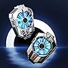 Phone Cooler Cell Phone Cooling Fan Mobile Phone Radiator Semiconductor Phone Fan for Playing Games and Watching Videos,Compatible for iPhone & Android Smartphones