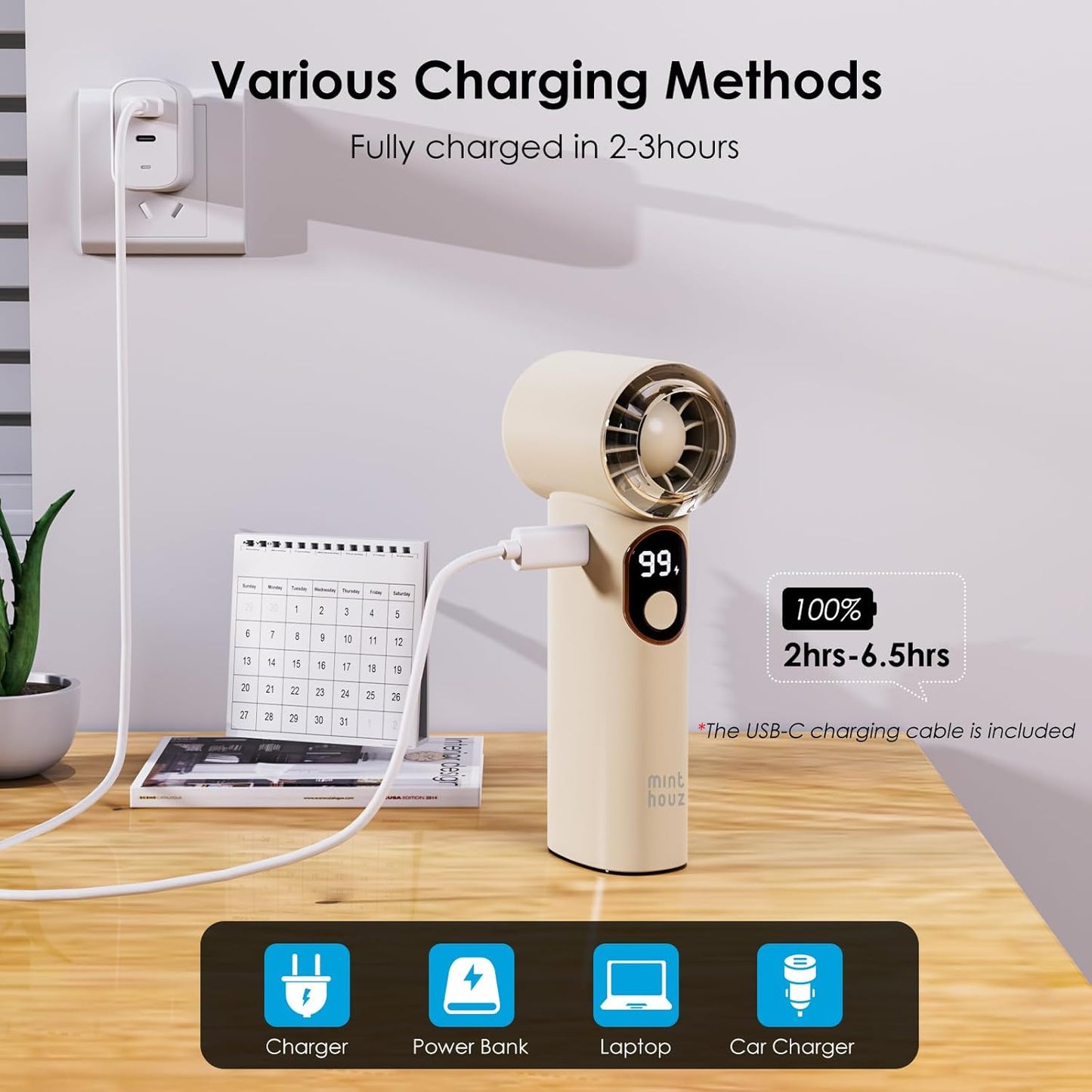 Minthouz Portable Handheld Fan FANO-P20S