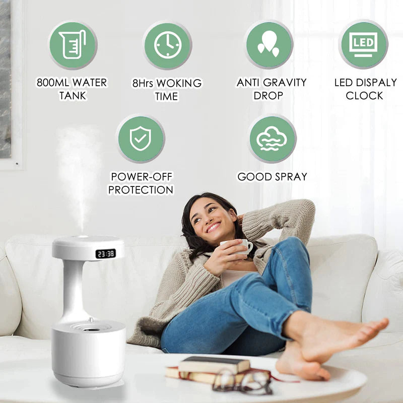 Mirage: The Illusion Anti-Gravity Humidifier with Floating Water Effect