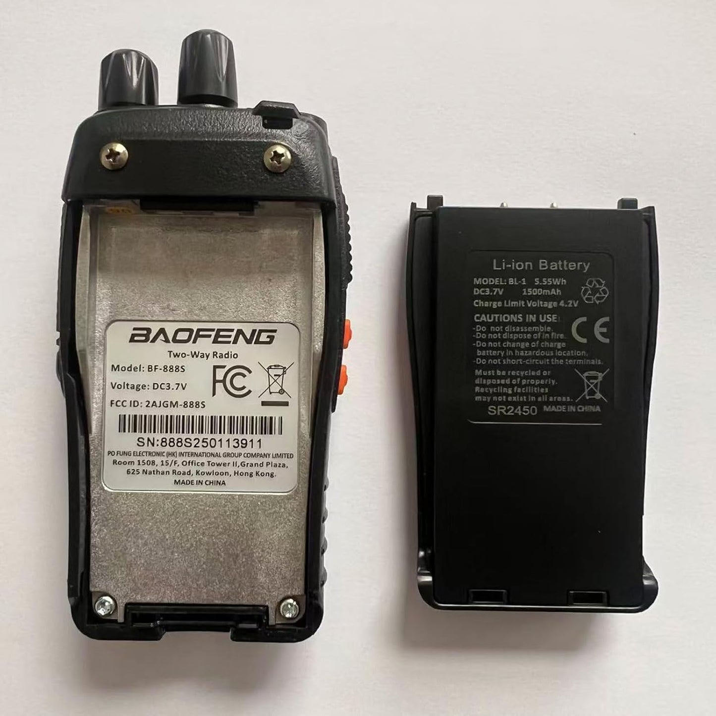 BAOFENG Walkie Talkie BF-888s Pack of 2