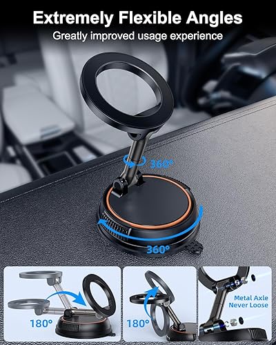 Magnetic Car Phone Holder Compatible with Magsafe