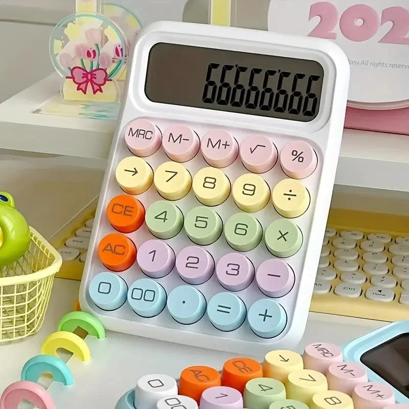 Cute & Quirky Aesthetic Calculator with 12-Digit Display