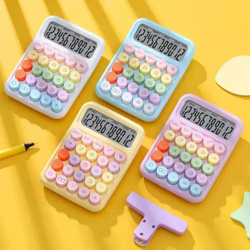 Cute & Quirky Aesthetic Calculator with 12-Digit Display