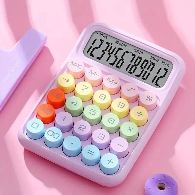 Cute & Quirky Aesthetic Calculator with 12-Digit Display
