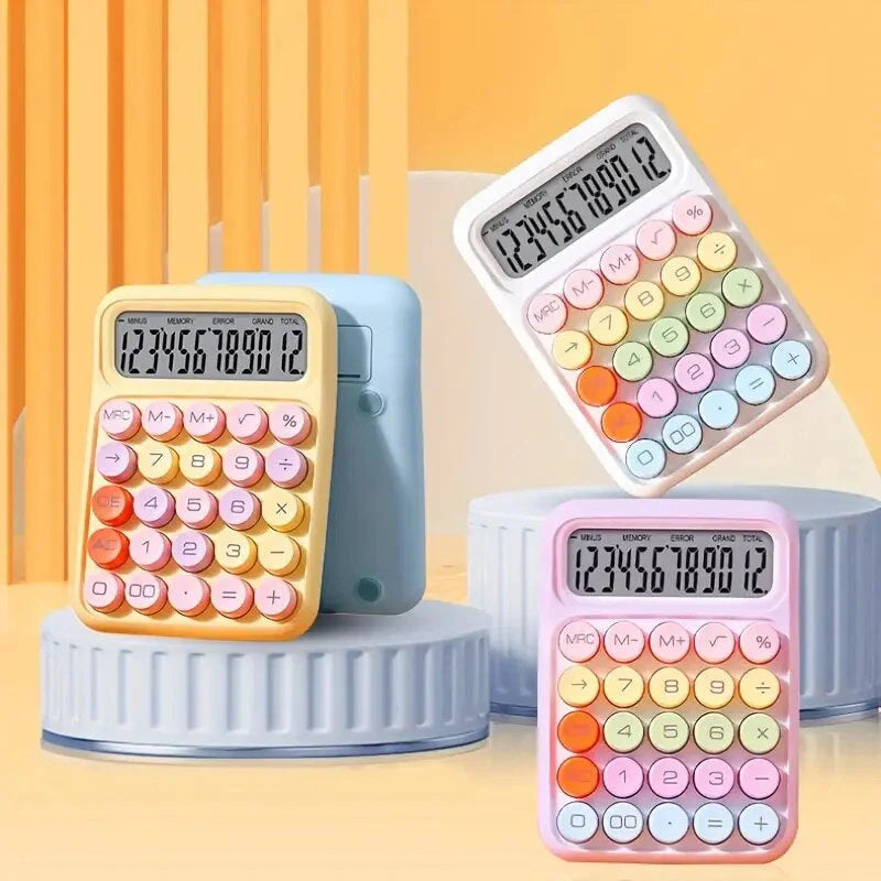 Cute & Quirky Aesthetic Calculator with 12-Digit Display