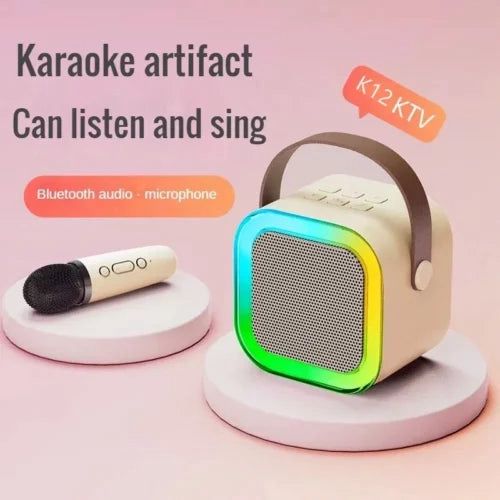 Portable Bluetooth Karaoke Speaker and Mic Machine