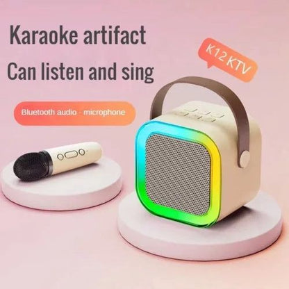 Portable Bluetooth Karaoke Speaker and Mic Machine
