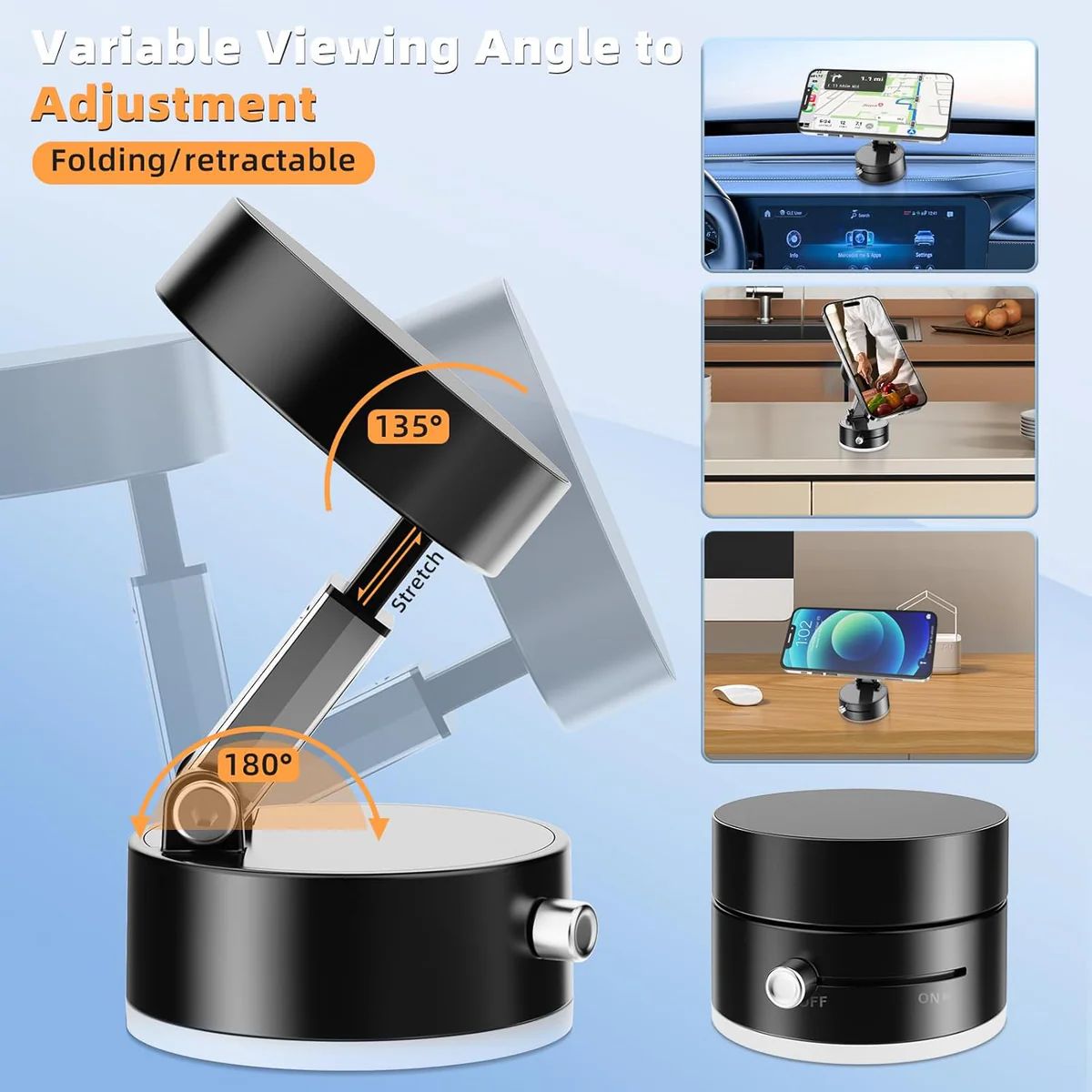 Magic Magnetic Suction Phone Holder (All Phones)