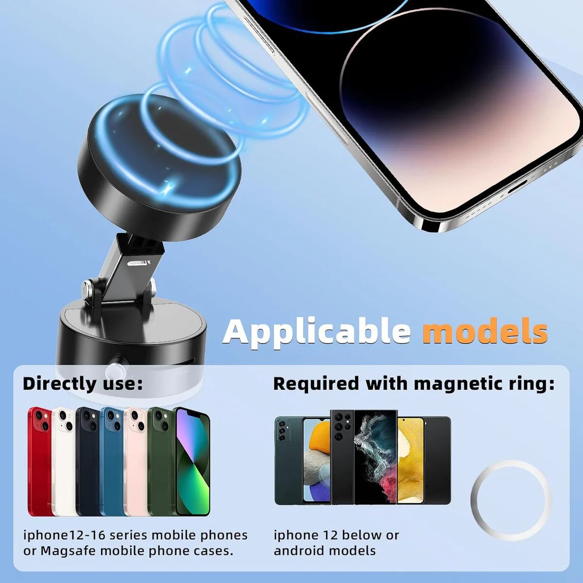 Magic Magnetic Suction Phone Holder (All Phones)