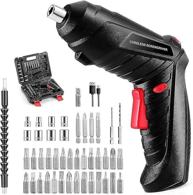 47 in 1 Wireless Electric Screwdriver Drill Kit