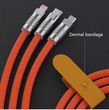 3 In 1 USB Charging Cable, 120W Fast Charging Cable