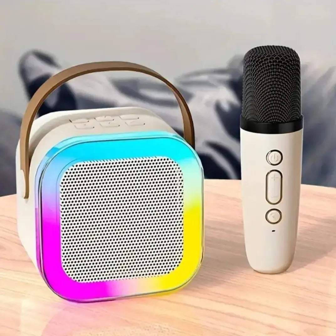 Portable Bluetooth Karaoke Speaker and Mic Machine