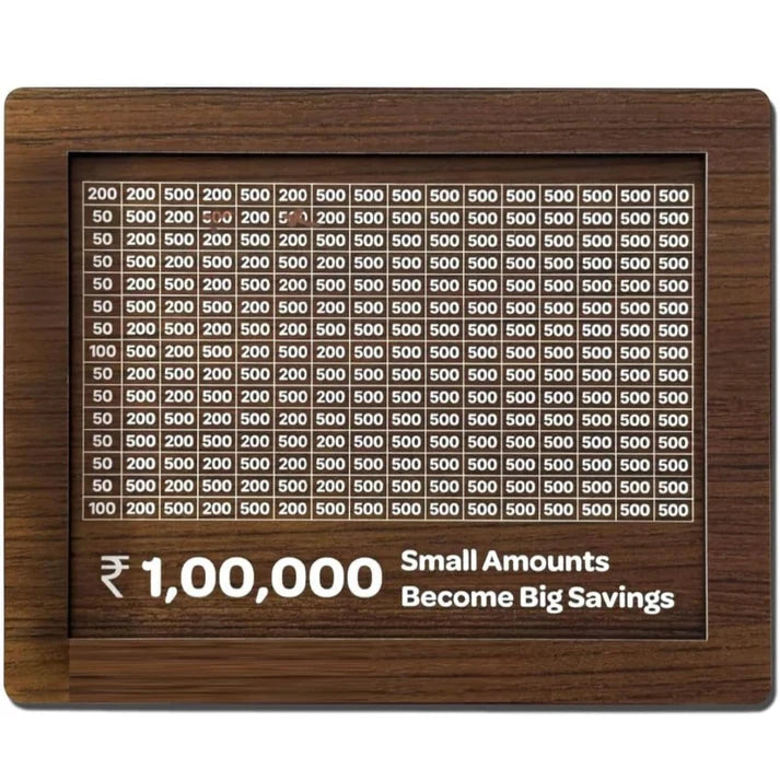 Wooden Piggy Money Bank