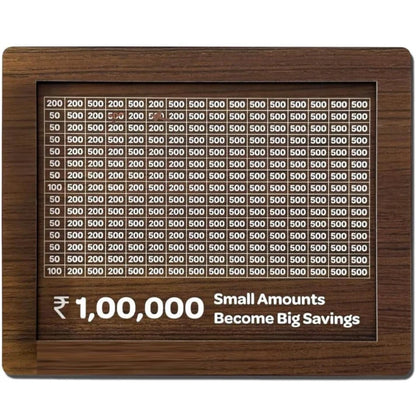 Wooden Piggy Money Bank