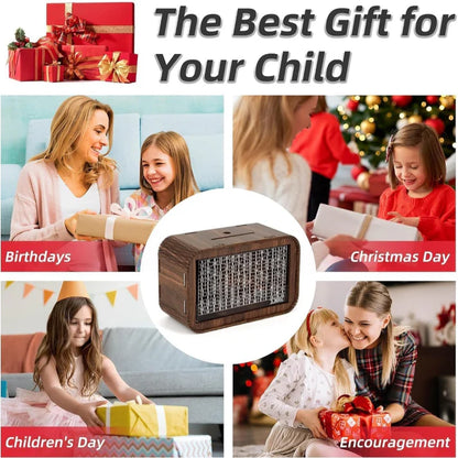 Wooden Piggy Money Bank