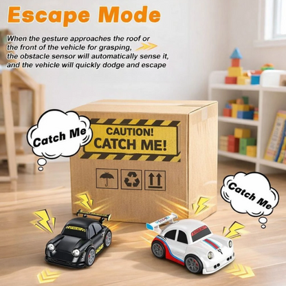 Craveon Mini Drift Car with Remote Control 2.4G, Follow & Escape Modes Kids Gift (Multicolor)