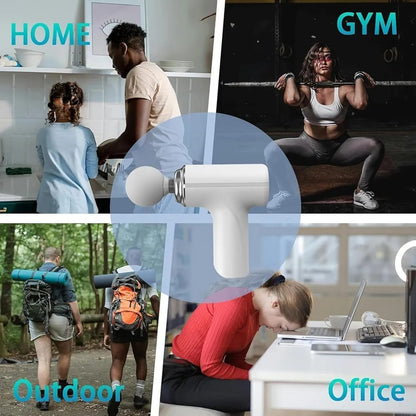 TRP ActivePulse Mini Massage Gun | Deep Tissue Muscle Relaxer (USB Rechargeable)