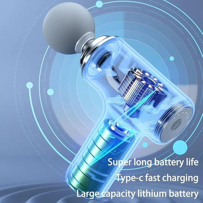 TRP ActivePulse Mini Massage Gun | Deep Tissue Muscle Relaxer (USB Rechargeable)