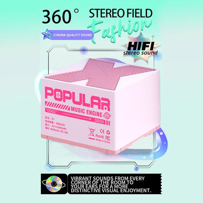 X1 Wireless Bluetooth 5.0 Speakers Mini Audio Portable Speaker