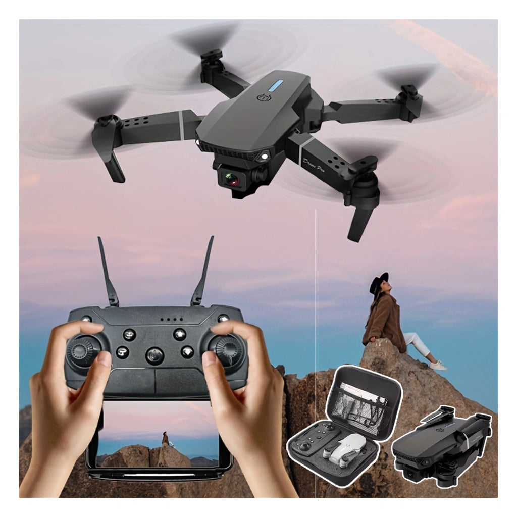 E88 Pro Drone with 4K Camera WiFi FPV 1080P HD Dual Foldable RC Drone