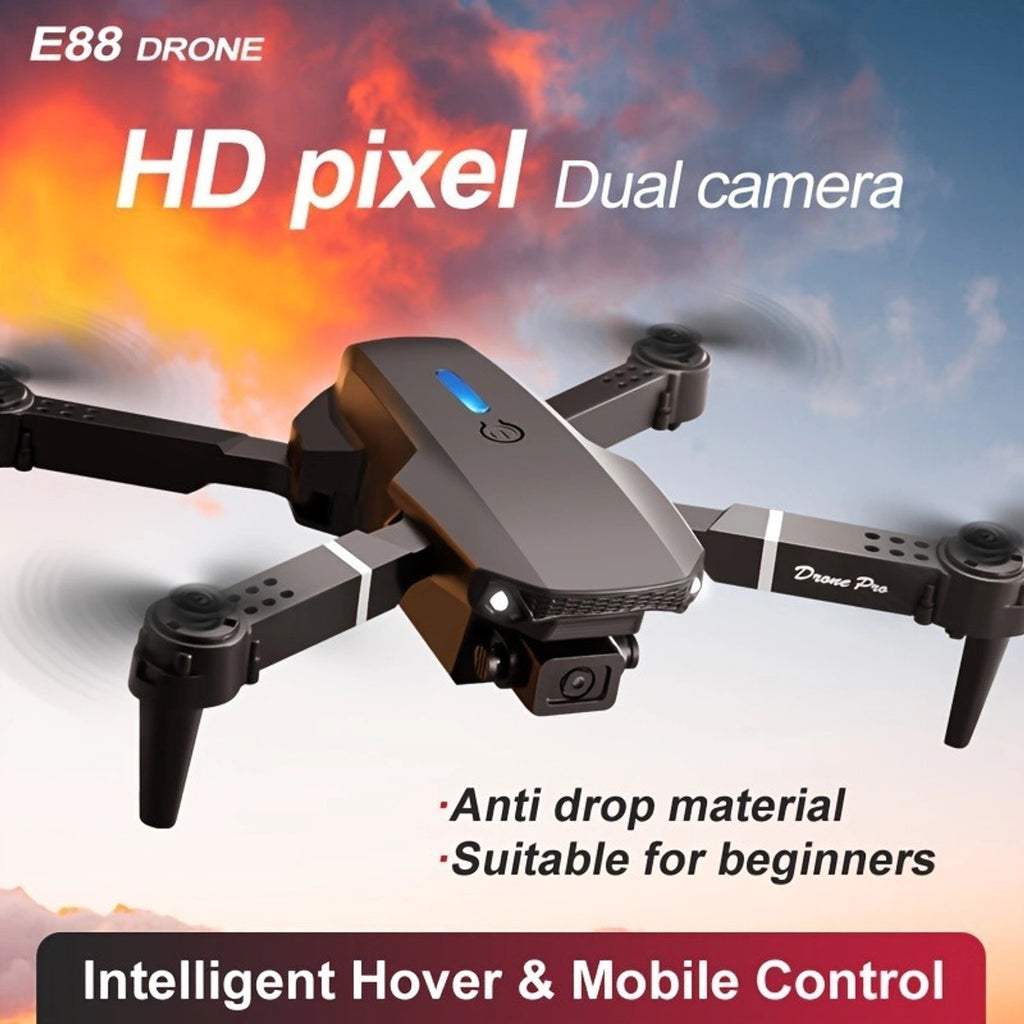 E88 Pro Drone with 4K Camera WiFi FPV 1080P HD Dual Foldable RC Drone