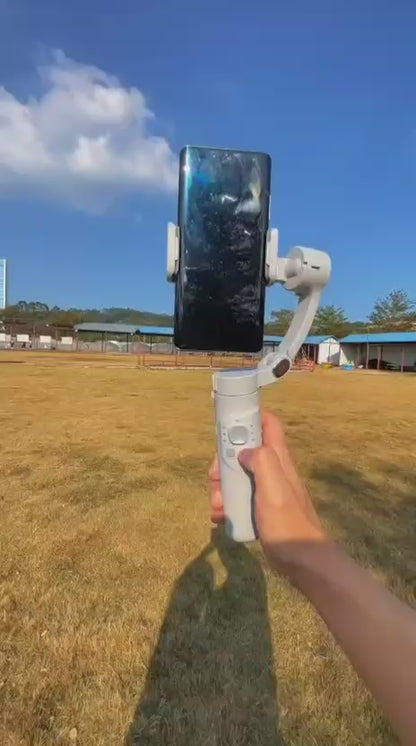M1 White Portable Gimbal Phone Stability