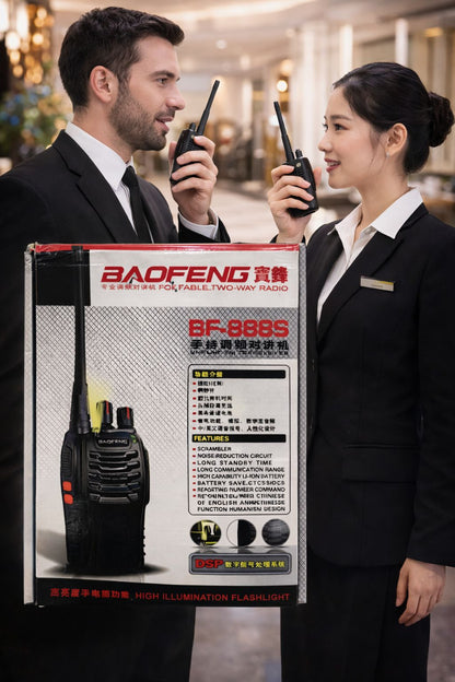 BAOFENG Walkie Talkie BF-888s Pack of 2