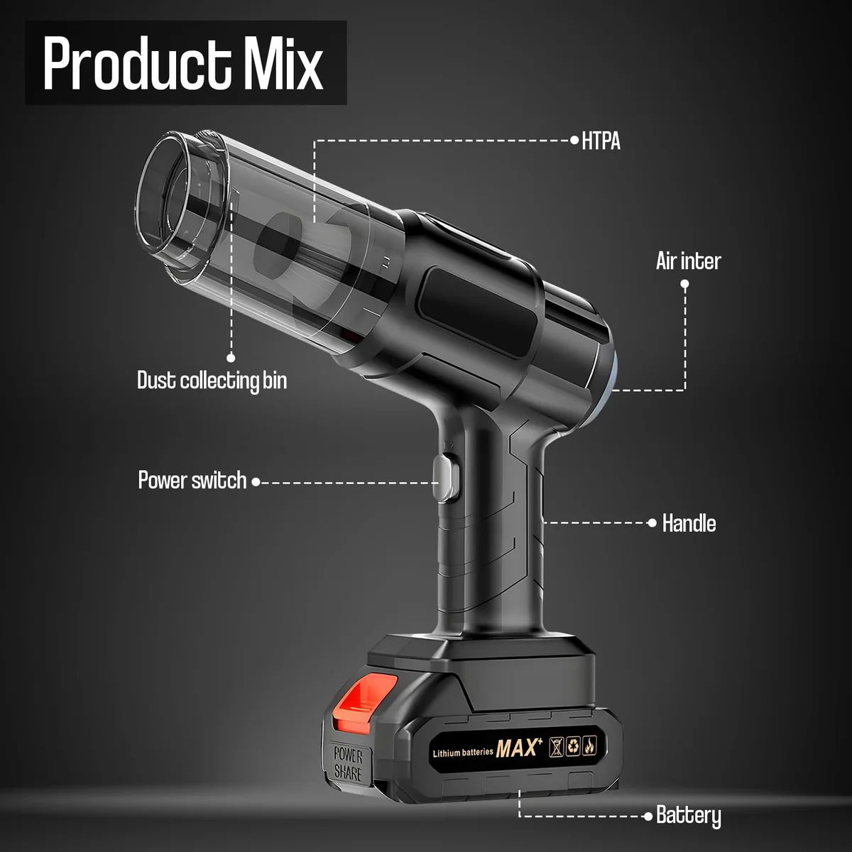 MAX Cordless Vacuum Clean Anywhere