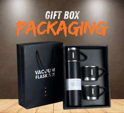 Stainless Steel Vacuum Flask Set