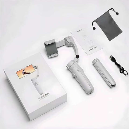 M1 White Portable Gimbal Phone Stability