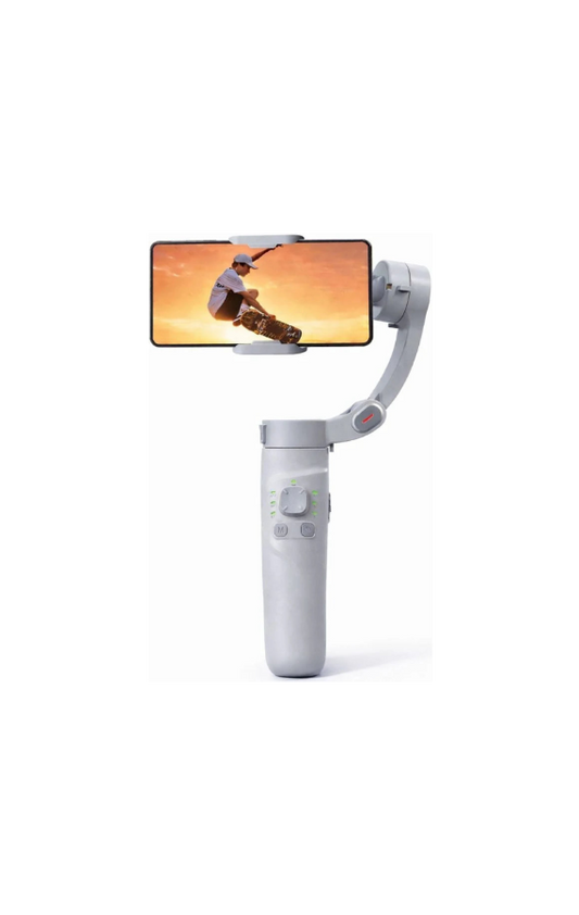 M1 White Portable Gimbal Phone Stability